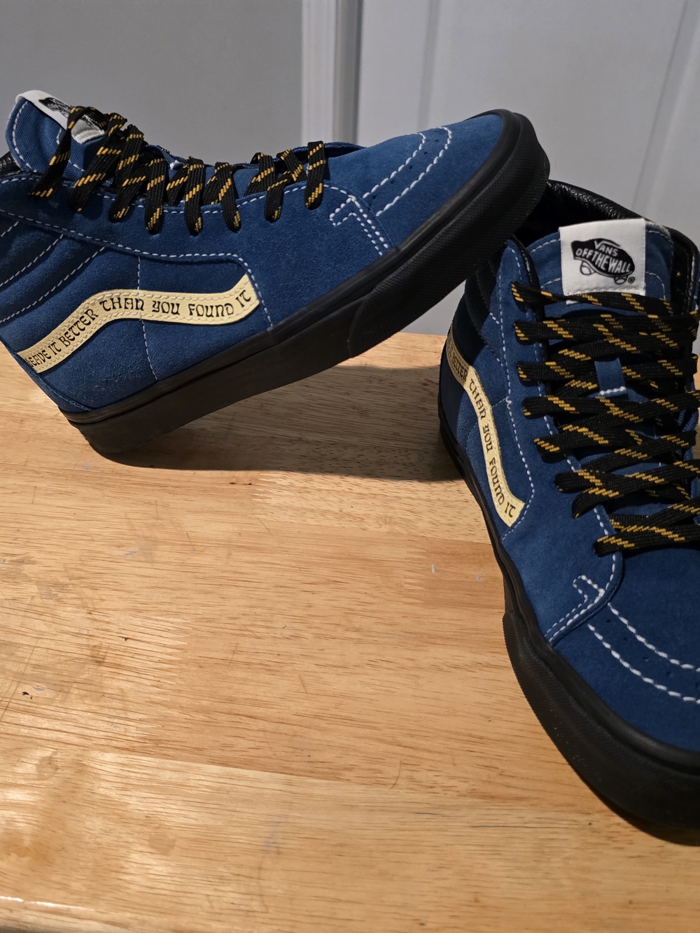 Vans SK8-Hi x Parks Project "Leave It Better Than You Found It" Wms Sz 7.5- 6mns